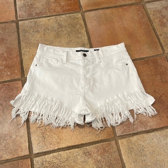 SP BLACK Pants - SP BLACK WESTERN FRINGE CUT OFF SHORTS